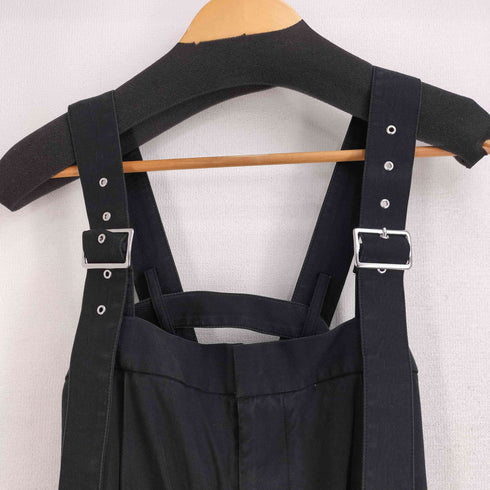 コムデギャルソンノアールケイニノミヤ COMME des GARCONS noir kei ninomiya 23SS コットンシルクサロペット レディース  XS